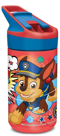 Paw Patrol - Drikkedunk med flipfunktion og sugerør - Chase og Rubble