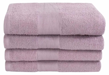 Se Badelagen - 100x150 cm - Lavendel - 100% Bomuld - Stort håndklæde fra By Borg hos Shopdyner.dk