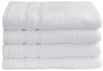 Se Bambus Badehåndklæde - 70x140 cm - Hvid - Bløde håndklæder fra Premium - By Borg hos Shopdyner.dk