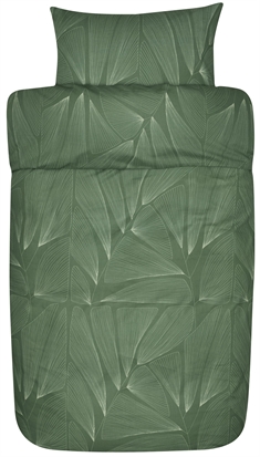 Høie sengetøj - 140x220 cm - Anine green - 100% ekstra fin bomuld sengesæt