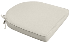 Siddehynde til havestol - 48x49 cm - 6 cm tyk - Beige havehynde - Nordstrand Home 