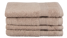 Økologisk gæstehåndklæde - 40x60 cm - 100% GOTS-certificeret bomuld - Sandfarvet gæstehåndklæde fra Premium By Borg