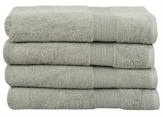 Økologisk badehåndklæde - 70x140 cm - 100% GOTS-certificeret bomuld - Grønt badehåndklæde fra Premium By Borg