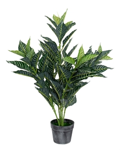 Kunstig stueplante 85cm høj  - Zebra silke - plante