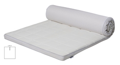 Latex U-split topmadras - 180x200 cm - 5 cm høj - Latex & naturlatex - Zen sleep topmadras til elevationsseng